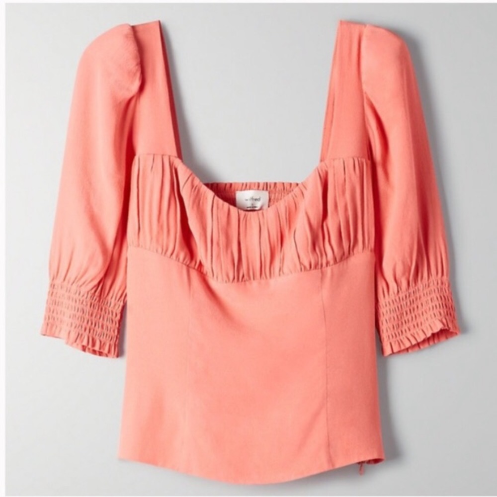 Wilfred Pandora Puff Sleeve Praire Blouse- Aritzia